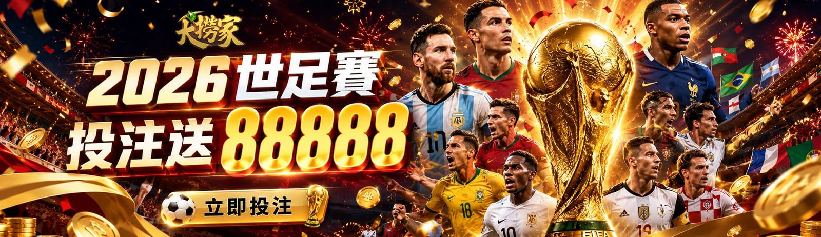 2026 世足賽投注送 88888